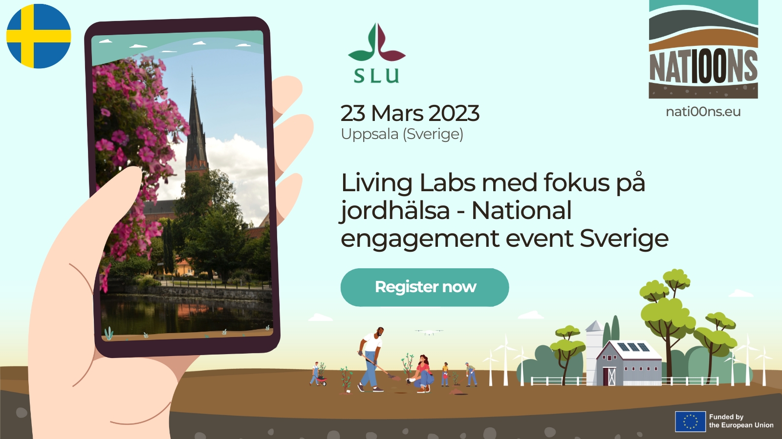 Living Labs med fokus på jordhälsa - National engagement event Sverige