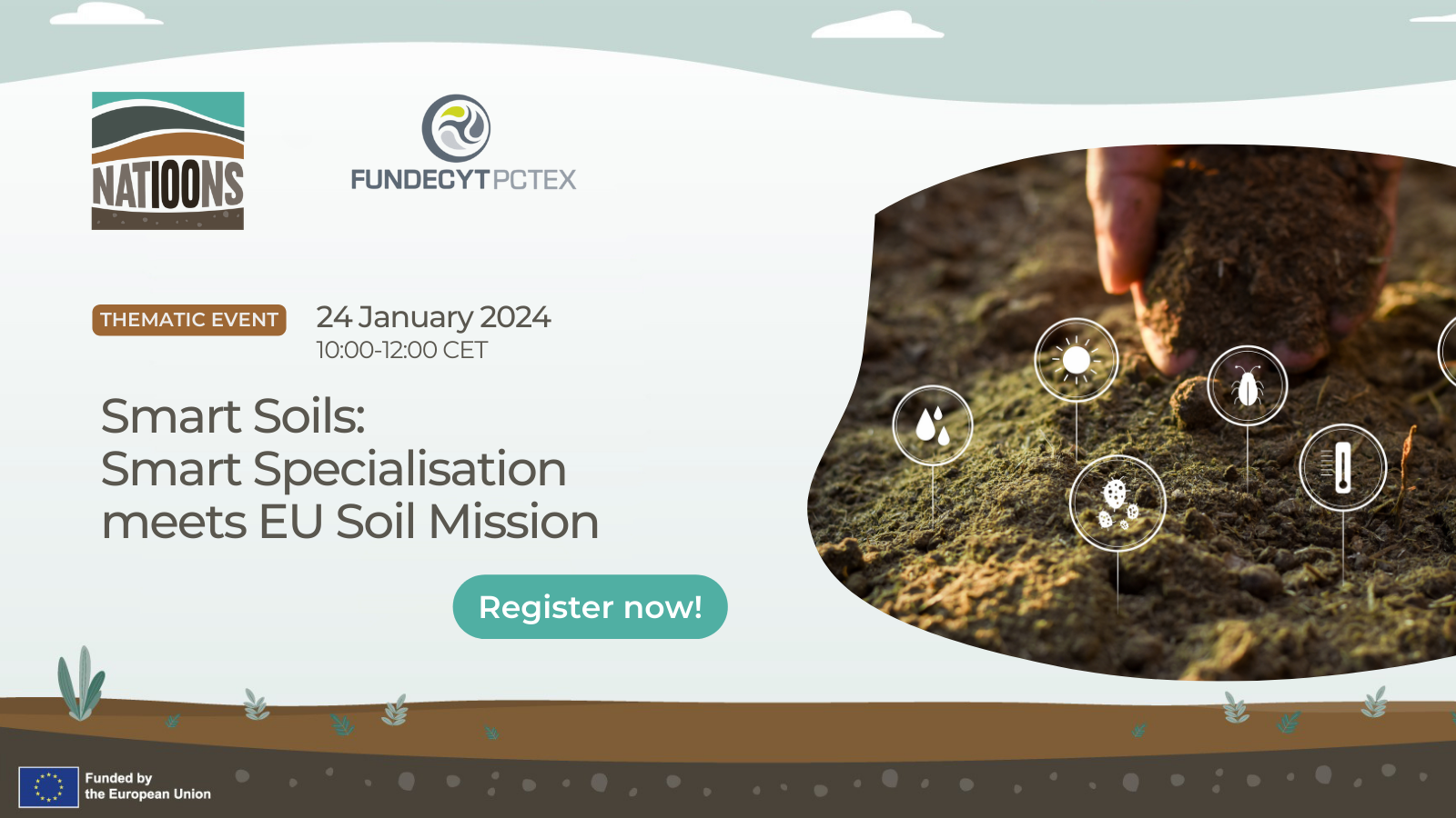 Smart Soils: Smart Specialisation meets EU Soil Mission - Banner