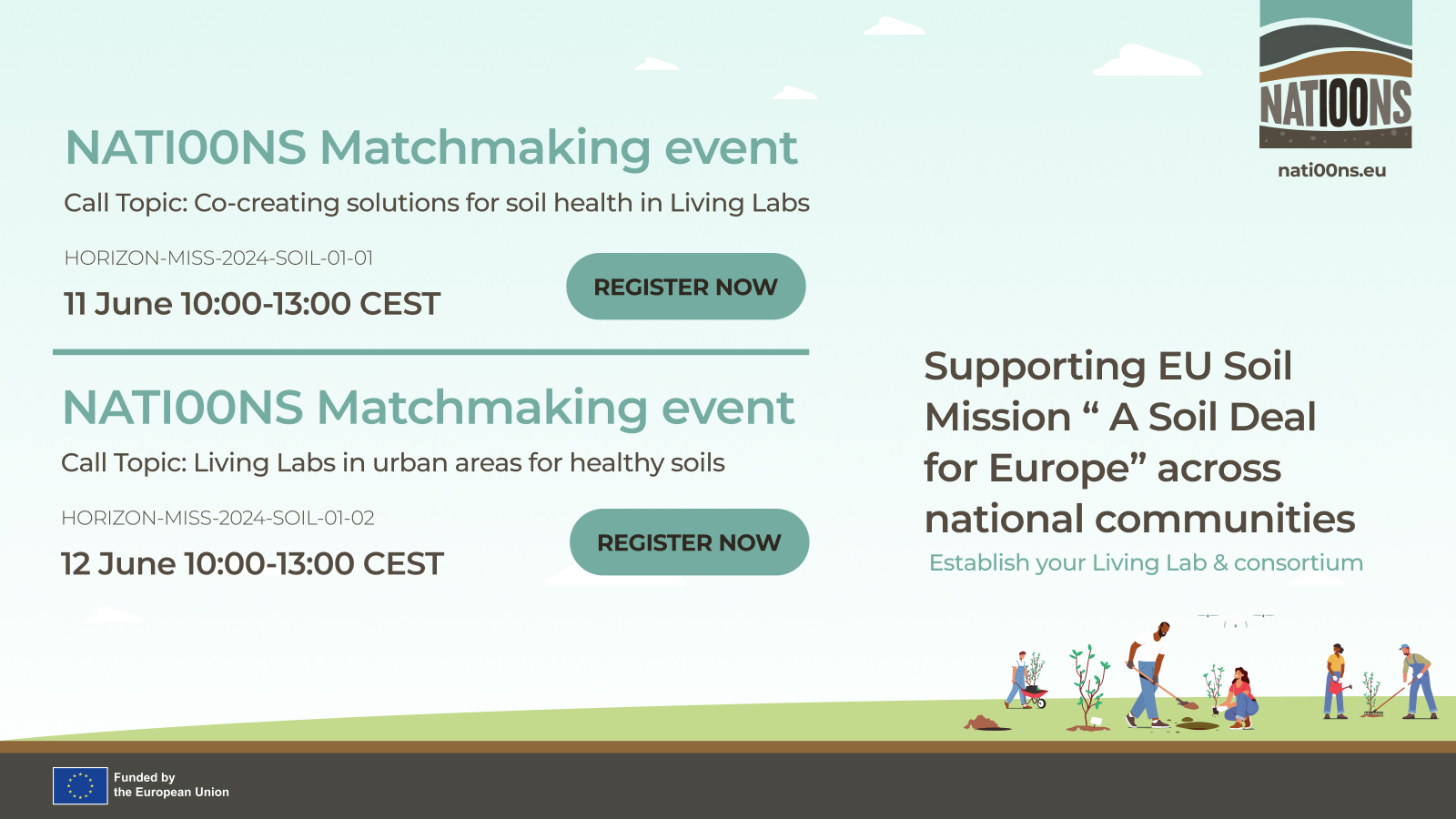 Banner for matchmaking platform events