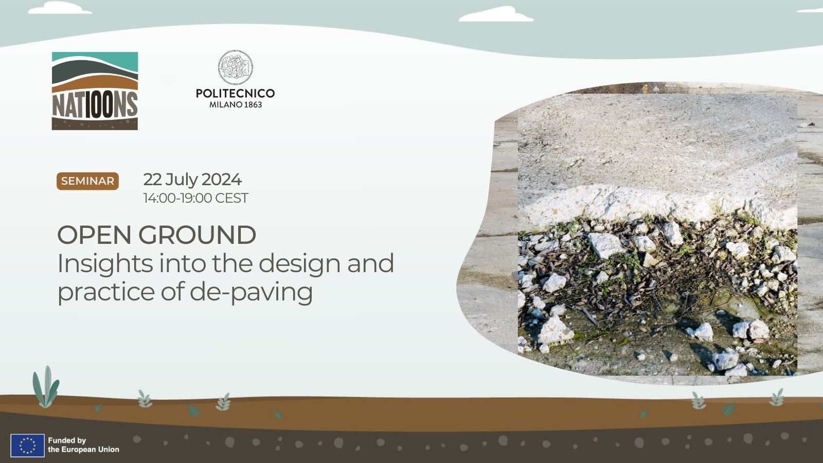 International Seminar - Open Ground: Insights into the design and practice of de-paving
