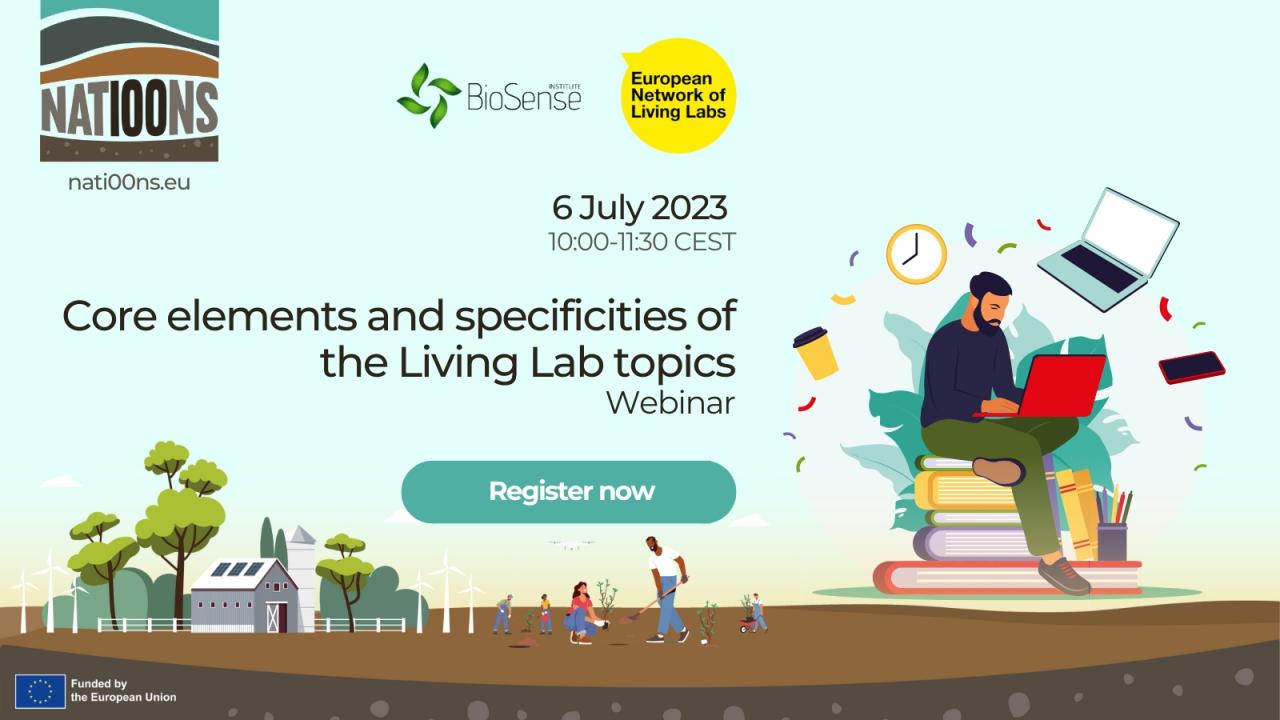 Core elements and specificities of the Living Lab topics