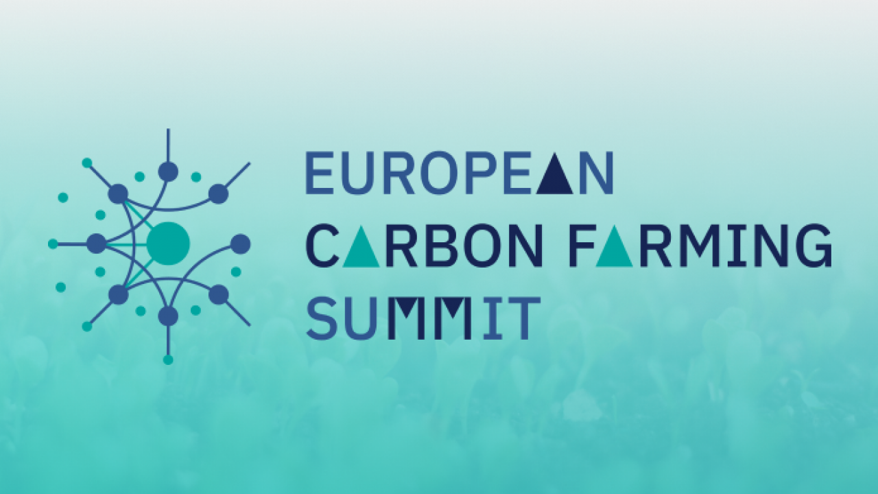 banner for the european carbon farming summit